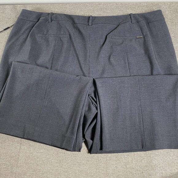 Calvin Klein Dress Pants Women's 24W High Rise Gray Office Business NWT - Picture 6 of 15